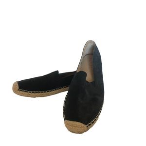Soul Naturalizer Every Slip On Espadrille Womens Flat Black Leather 8 M